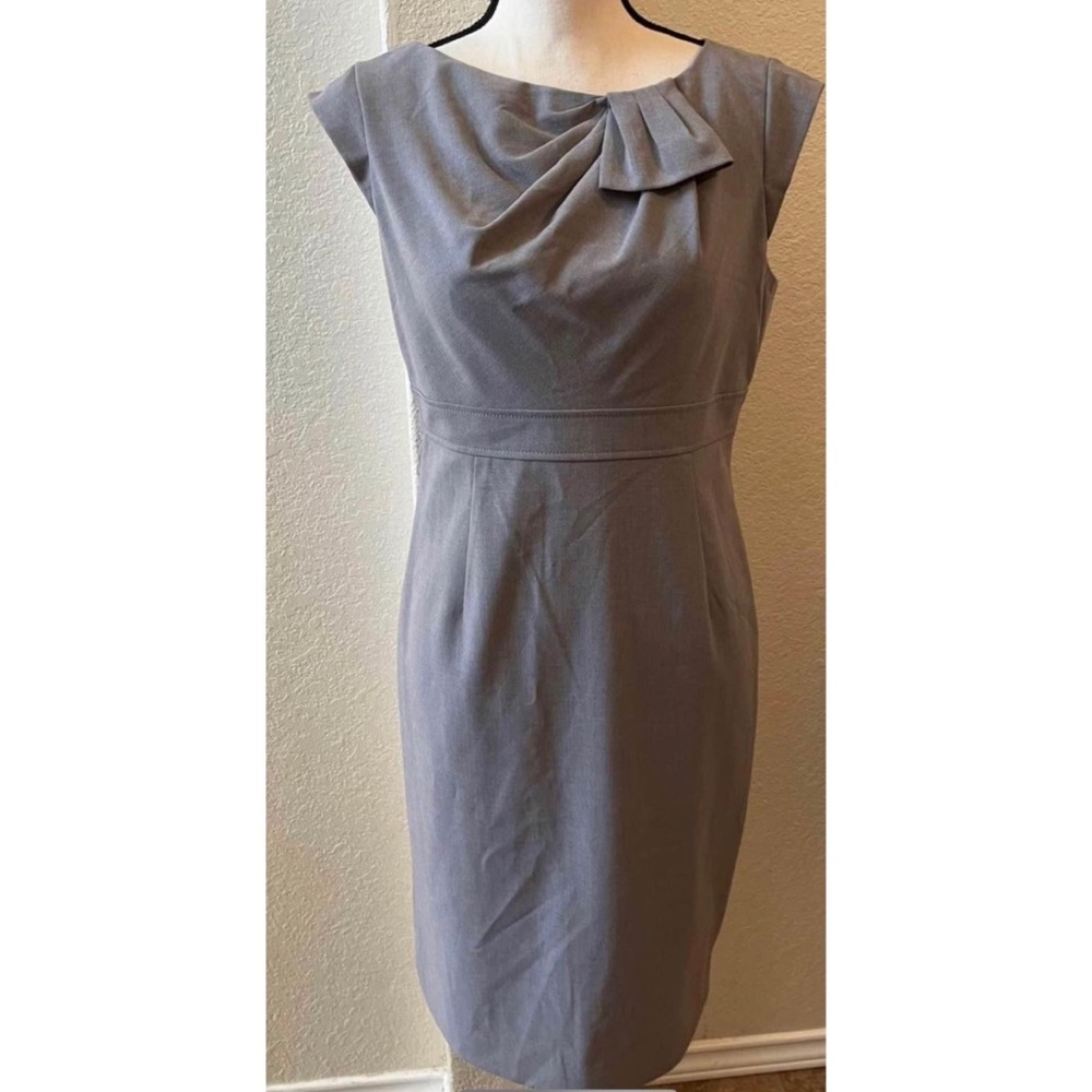 Ladies gray petite dress